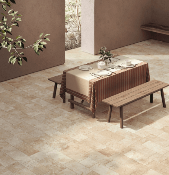Carrelage Effet Travertin Tufo